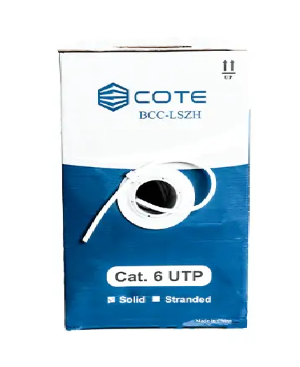 COTE C-2306-305M-BCC-LSZH Cat-6 Solid UTP Cable, 23AWG_LSZH